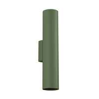 Lampa Ścienna Kinkiet Tuba Spot 2x GU10 Oliwkowa Lagos Ocean Green SL.1488 Sollux