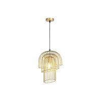 Lampa Wisząca Sufitowa Zwis E27 Złoty Nowoczesny Rowena Rabalux