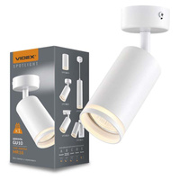 Lampa Ścienna Sufitowa Kinkiet 1x GU10 Biała MARTIN Videx