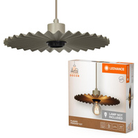 Lampa Sufitowa Wisząca Dekoracyjna E27 Zwis Beżowy Decor Ledvance