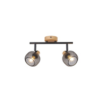 Lampa Sufitowa Punktowa Reflektor Spot E14 Brązowy Industrialny Grendel Rabalux