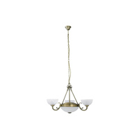Lampa Sufitowa Wisząca Żyrandol 3x E27 Brązowy Klasyczny Marlene Rabalux
