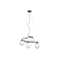 Lampa Wisząca Sufitowa 5x E14 Czarny Industrialny Aslan Rabalux