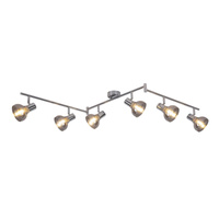 Lampa Sufitowa Punktowa Reflektor Spot 6x E14 Chrom Nowoczesny Holly 5562 Rabalux