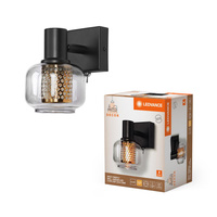 Lampa LED Ścienna Sufitowa Kinkiet Oprawa Natynkowa 2.8W 250lm 3000K Ciepła Ściemnialna Dekoracyjna Czarny Spot Firefly Ledvance