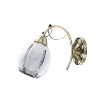 Lampa Ścienna Kinkiet E27 Brązowy Klasyczny Joel Rabalux