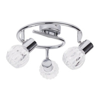 Lampa Sufitowa Punktowa Reflektor Spot 3x E14 Chrom Nowoczesny Lauren 6093 Rabalux
