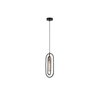 Lampa Wisząca Sufitowa E27 Czarny Matowy Nowoczesny Rovier Rabalux