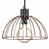 Lampa Wisząca Sufitowa Druciana GOLDEN ROSE LOFT E27 Metal
