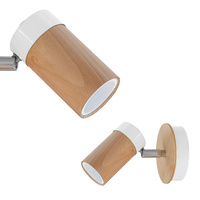 Lampa Ścienna Kinkiet BARON Biała 1xGU10 Milagro