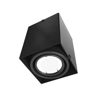 Lampa Oprawa Sufitowa BLOCCO Czarna 1x7W GU10 LED Milagro