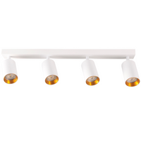 Lampa Listwa Oprawa Sufitowo-Ścienna LED 4 x GU10 MARIBEL Biały GOLDLUX (Polux)