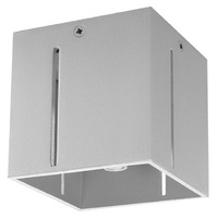 Lampa Sufitowa Oprawa Natynkowa Kostka G9 Kwadratowa Szara Nowoczesna Pixar Sollux