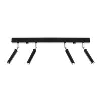 Lampa Sufitowa Oprawa Natynkowa SPOT TUBA Reflektor 4x G9 Tubularna Czarna Nowoczesna Eyetech Sollux