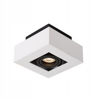 Oprawa Natynkowa Halogenowa Tuba Reflektor Spot GU10 Kwadratowa Ruchoma Biała Czarna Nemo Masterled