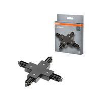 Łącznik Krzyżowy Przyłącze Elektryczne Wewnętrzne do Szynoprzewodów Czarny Traclight Osram