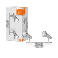 Lampa Sufitowa Ścienna Kinkiet Reflektor 2xGU10 2.6W 460lm 2700K Ciepła SPOT LEDVANCE