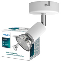 Lampa Ścienna Kinkiet GU10 Biała Limbali Philips