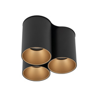 Oprawa Natynkowa Sufitowa GU10 SPOT TUBA Czarna EYE TONE 8092 Nowodvorski