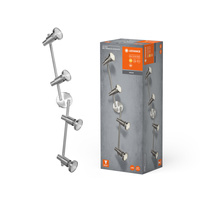 Lampa Sufitowa Ścienna Kinkiet Reflektor 4xGU10 2.6W 920lm 2700K Ciepła SPOT LEDVANCE