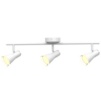 Lampa sufitowo-ścienna ruchoma regulowana 12,6W LED BERG 3 biały 3000K GOLDLUX (Polux)