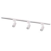 Zestaw Szynowy Szynoprzewód Szyna Listwa 1-Fazowa + 3x Reflektor GU10 Biała PARIS Sanico Goldlux