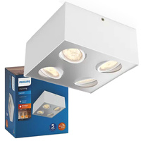 Oprawa Natynkowa Lampa LED 18W 2000lm 2200-2700K Ściemnialna WarmGlow Biała Box Philips