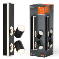 Lampa Sufitowa Ścienna LED Reflektor 2-Punktowy Dekoracyjny Ozdobny 29W Czarny LEDVANCE