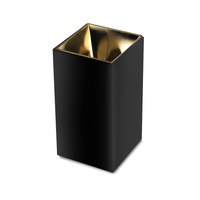 Oprawa Sufitowa Natynkowa Spot GU10 Kwadratowa Czarna/Złota VT-882 V-TAC