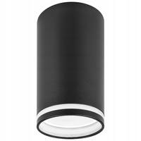 Oprawa Natynkowa Halogenowa Tuba Reflektor Spot GU10 Okrągła Czarna Ring Masterled