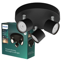 Lampa Sufitowa Reflektor LED 13.5W 1500lm 2700K Czarna Star Philips