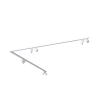 Lampa Sufitowa Oprawa Natynkowa Reflektor Punktowa 8x GU10 Biała Nowoczesna MONO CORNER 7753 Nowodvorski