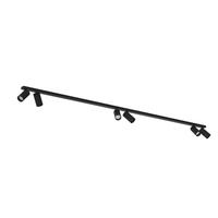 Lampa Sufitowa Oprawa Natynkowa Reflektor Punktowa 6x GU10 Czarna Nowoczesna MONO 7844 Nowodvorski