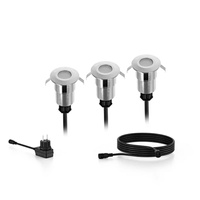 Zestaw 3x Lampa Ogrodowa LED Najazdowa Dogruntowa SPORE GardenLink 1W 24V 2700K IP67 PHILIPS