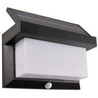 Lampa Ogrodowa LED Solarna Kinkiet Elewacyjny TONY 6500K IP44 z Czujnikiem Ruchu i Zmierzchu