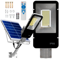 Lampa Solarna Uliczna LED 600W 60000lm 6500K Zimna Czujnik Zmierzchu MOCNA Latarnia Ogrodowa z Regulowanym Panelem + Uchwyt i Pilot