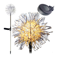 Lampa Ogrodowa LED SOLARNA Wbijana Zewnętrzna Dmuchawiec IP44 3000K 68cm