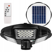 Lampa uliczna latarnia solarna LED 200W IP65 mikrofalowy czujnik ruchu + Pilot