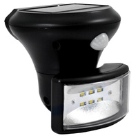 Naświetlacz Solarny LED Reflektor 5W 500lm 6400K Zimna 100° Czarna IP44 z Czujnikiem Zmierzchu Sanico Goldlux