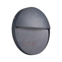 Lampa Ogrodowa Zewnętrzna Elewacyjna DULI LED 6,5W 4000K IP54 Natynkowa Okrągła Grafitowa Kanlux