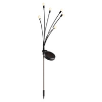 Lampa Solarna Czarna IP44 z Czujnikiem Zmierzchu Fiorini Sanico Goldlux