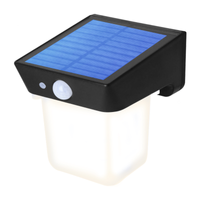 Lampa LED Solarna Ogrodowa Elewacyjna Kinkiet 4000K IP54 Czujnik Ruchu i Zmierzchu