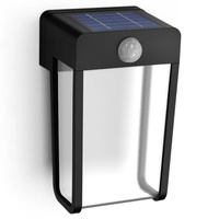 Kinkiet Ogrodowy LED Lampa Zewnętrzna Solarna Czujnik Ruchu 2700K IP44 PHILIPS