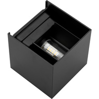 Lampa Ogrodowa LED Kinkiet Elewacyjny G9 Oprawa Zewnętrzna Czarna Góra/Dół z Regulowanym Kątem Świecenia Kira