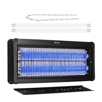 Lampa Pułapka Owadobójcza Elektryczna Stojąca 180m2 Czarna IKV-40W VAYOX