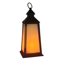 Latarenka Solarna Lampka LED Wisząca Ogrodowa Lampion IP44 Efekt Płomienia