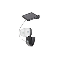 Lampa Ogrodowa Zewnętrzna Solarna Kinkiet Elewacyjny LED 12W 700lm 4000K IP44 z Czujnikiem Ruchu i Zmierzchu Czarny Nowoczesny Zlarin Rabalux
