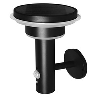 Lampa Ogrodowa Zewnętrzna Kinkiet Elewacyjny LED 6W 400lm 3000K IP44 Czarny Z Czujnikiem Ruchu i Zmierzchu Endura Ledvance