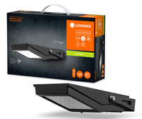 Lampa Ogrodowa Zewnętrzna Kinkiet Elewacyjny LED 10W 1200lm 4000K IP65 Czarny Z Czujnikiem Ruchu i Zmierzchu Endura Ledvance