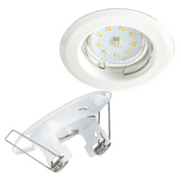 Oprawa Podtynkowa GU10 Halogenowa Wpuszczana Spot Oczko Biała Okrągła Kobi